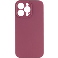 Чохол Silicone Case Full Camera Protective (AA) NO LOGO для Apple iPhone 16 Pro Max (6.9") Бордовий / Plum