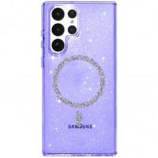 Чохол TPU Eclipse Sparkle (MagFit) для Samsung Galaxy S25 Ultra Purple