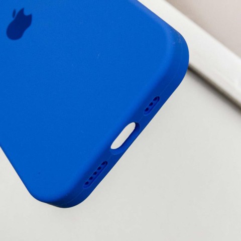 Чохол Silicone Case Full Protective (AA) для Apple iPhone 13 Pro (6.1") Синій / Capri Blue