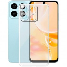 TPU чохол Epic Transparent 1,5mm Full Camera для ZTE Blade A35 4G Безбарвний (прозорий)