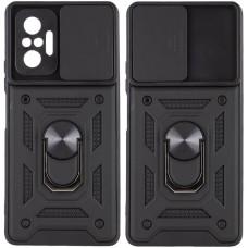 Ударостійкий чохол Camshield Serge Ring для Xiaomi Redmi Note 10 Pro / 10 Pro Max Чорний