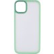 TPU+PC чохол Metal Buttons для Apple iPhone 14 (6.1") М'ятний