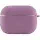 Силіконовий футляр з мікрофіброю для навушників Airpods Pro 2 / Pro Ліловий / Lilac Pride