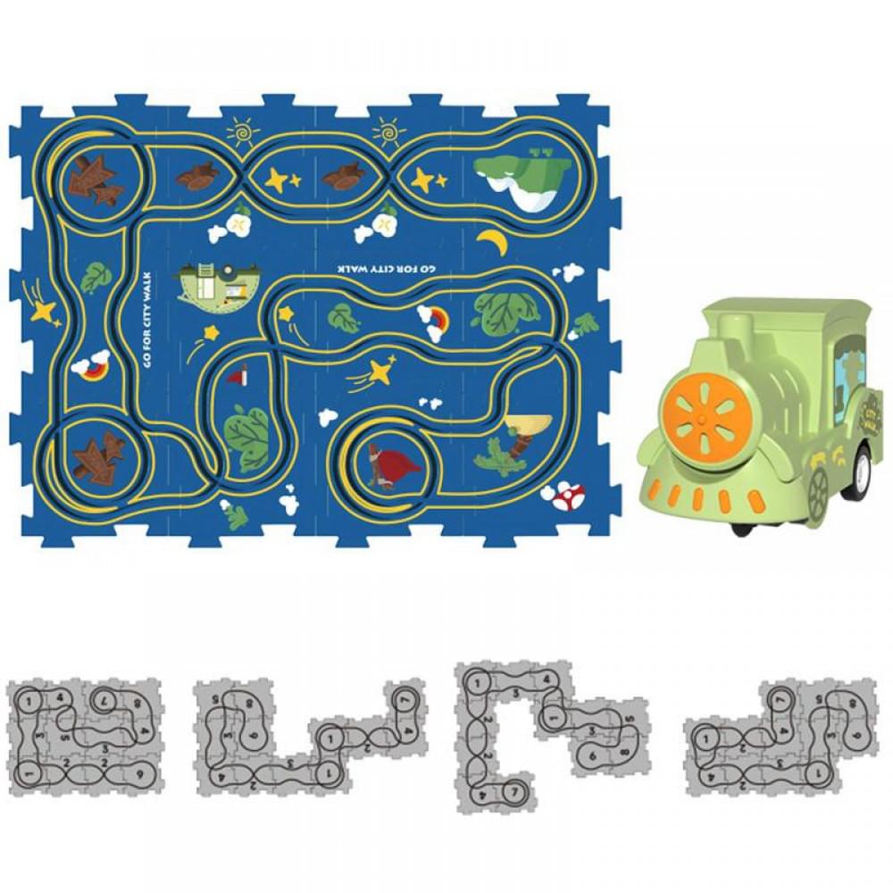 Розвиваюча іграшка-пазл SHT XDL588-19 Citi Walk (13pcs) Blue