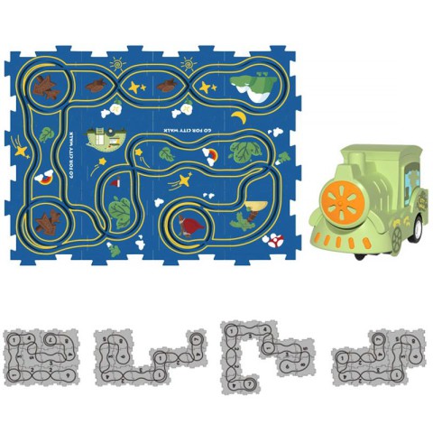 Розвиваюча іграшка-пазл SHT XDL588-19 Citi Walk (13pcs) Blue