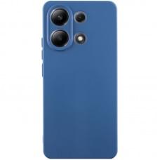 Чохол TPU GETMAN Liquid Silk Full Camera для Xiaomi Redmi Note 13 4G Синій / Navy Blue