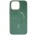 Шкіряний чохол Bonbon Leather Metal Style with MagSafe для Apple iPhone 11 (6.1") Зелений / Pine green
