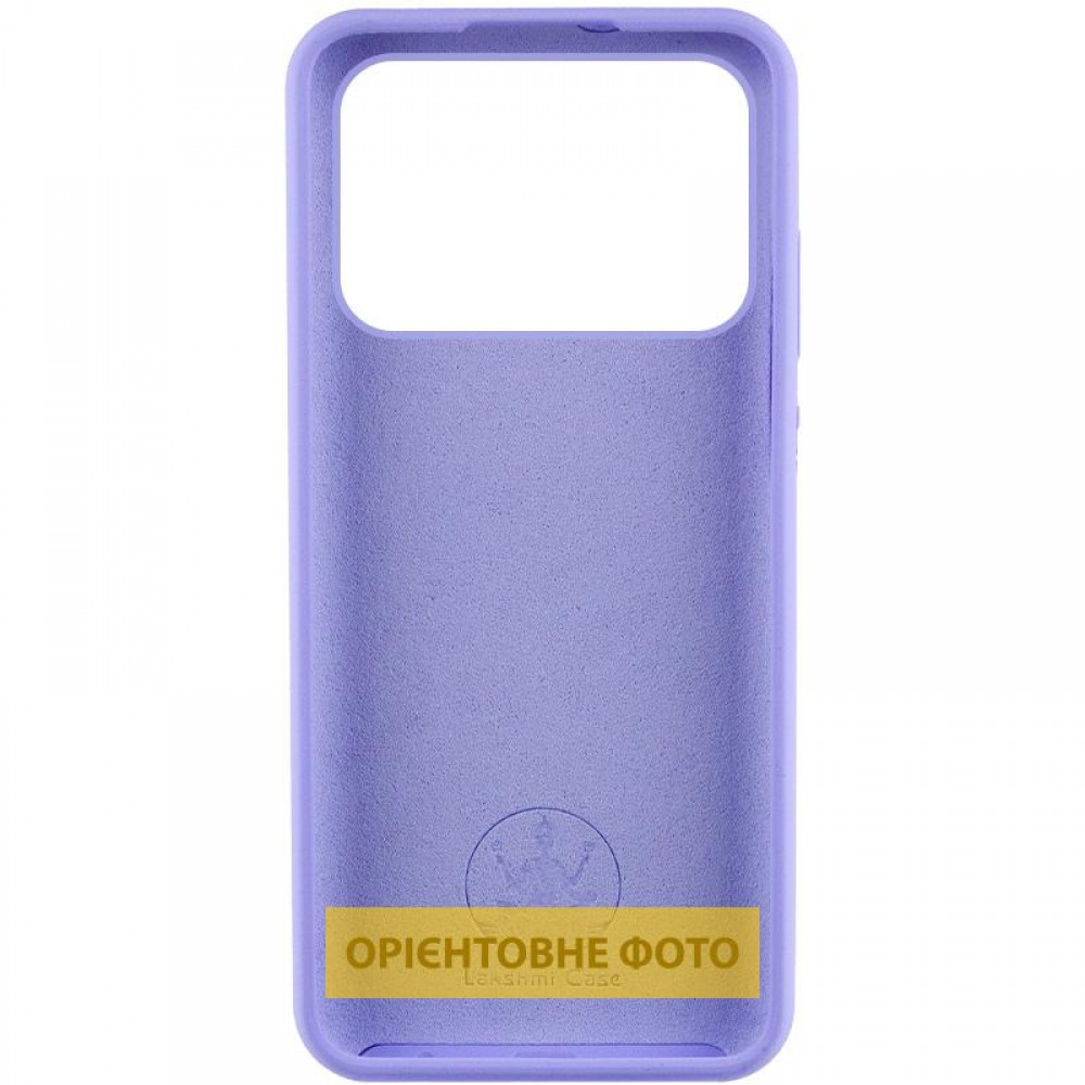 Чохол Silicone Cover Lakshmi (AAA) для Xiaomi Poco X6 / Note 13 Pro 5G Бузковий / Dasheen