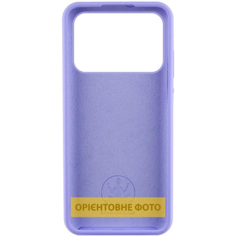 Чохол Silicone Cover Lakshmi (AAA) для Xiaomi Poco X6 / Note 13 Pro 5G Бузковий / Dasheen