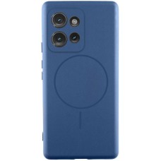 Чохол Silicone Cover Lakshmi Full Camera (AA) with MagFit для Motorola Edge 50 Neo Синій / Navy blue