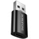 Перехідник Borofone BV26B USB Male to Type-C Female USB3.0 Black