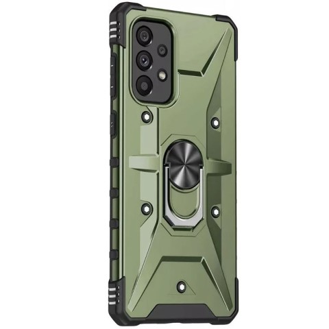 Ударостійкий чохол Pathfinder Ring для Samsung Galaxy A33 5G Зелений / Army Green