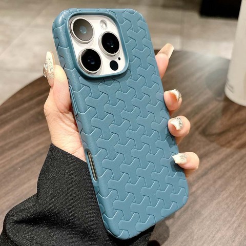 Чохол TPU Weaving для Apple iPhone 16 Pro (6.3") Blue