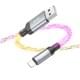 Дата кабель Hoco U112 Shine 2.4A USB to Lightning (1m) Gray