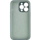 Чохол Silicone Case Full Camera Protective (AA) NO LOGO для Apple iPhone 16 Pro (6.3") Зелений / Pine green