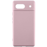 Чохол TPU GETMAN Liquid Silk Full Camera для Google Pixel 6 Рожевий / Pink Sand