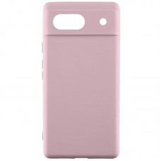 Чохол TPU GETMAN Liquid Silk Full Camera для Google Pixel 6 Рожевий / Pink Sand