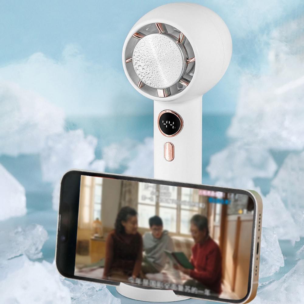 Портативный вентилятор YL007 with Display с подставкой для телефона 2000mAh