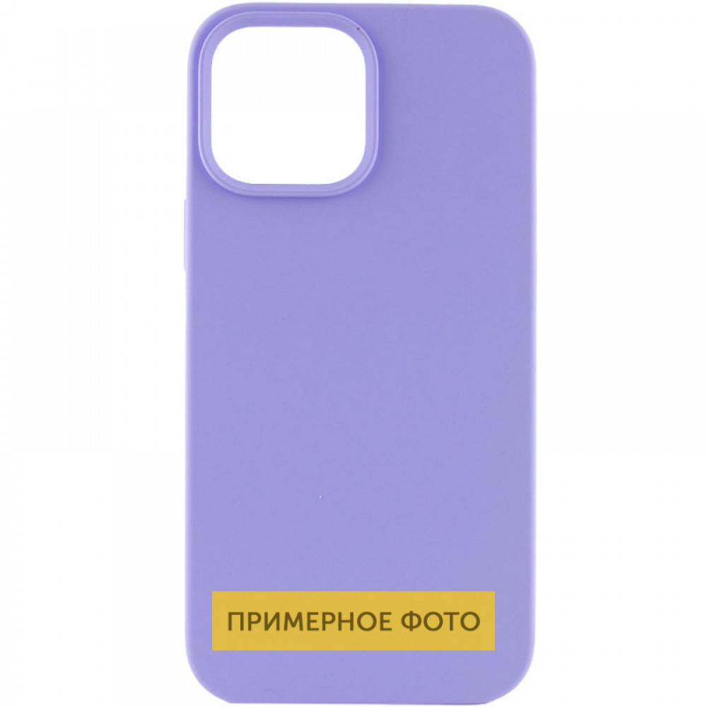 Чохол Silicone Case Full Protective (AA) NO LOGO для Apple iPhone 16 Pro (6.3") Бузковий / Dasheen