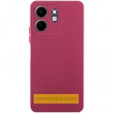 Чохол TPU GETMAN Liquid Silk Full Camera для Motorola Edge 50 Fusion Бордовий / Marsala