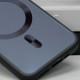 Чехол TPU+Glass Sapphire Midnight with MagSafe для Apple iPhone 15 (6.1")