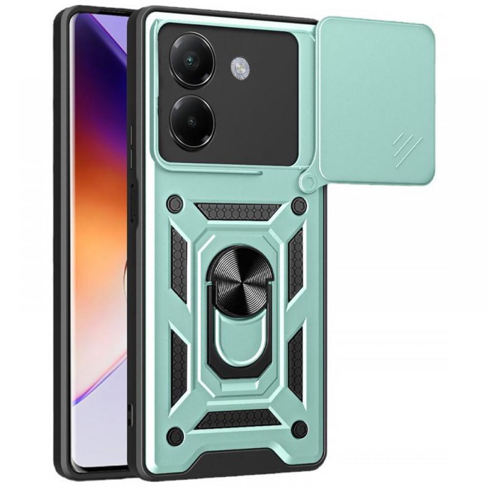 Чохол Ummi Camshield Serge Ring для Xiaomi Poco M7 Pro 5G Зелений