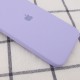 Чохол Silicone Case Square Full Camera Protective (AA) для Apple iPhone 11 Pro Max (6.5") Бузковий / Dasheen