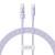 Дата кабель Baseus Gem Fast Charging Type-C to Type-C 100W (1m) (P10373000111) Nebula Purple