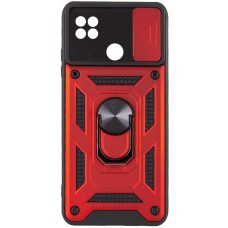 Чохол Ummi Camshield Serge Ring для Xiaomi Redmi 9C / Redmi 10A Червоний / Red