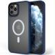 TPU+PC чохол Metal Buttons with MagSafe для Apple iPhone 12 Pro Max (6.7") Синій