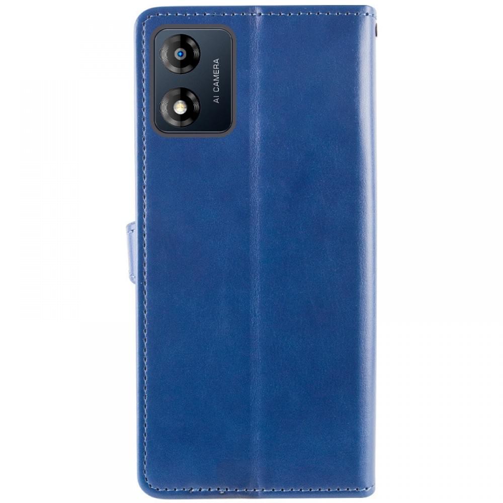 Кожаный чехол-книжка GETMAN Gallant (PU) для Motorola Moto E13