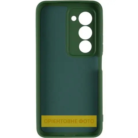 Чохол TPU GETMAN Liquid Silk Full Camera для Xiaomi Redmi 15 (Global) Зелений / Dark green