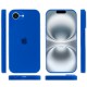 Чохол Silicone Case Full Camera Protective (AA) для Apple iPhone 16e (6.1") Синій / Capri Blue