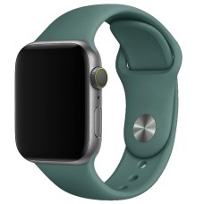 Силіконовий ремінець для Apple Watch 38/40/41/42mm(ser.10) Зелений / Pine green