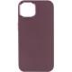 TPU чохол Bonbon Metal Style для Apple iPhone 12 Pro Max (6.7") Бордовий / Plum