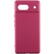 Чохол Silicone Cover Lakshmi Full Camera (AAA) для Google Pixel 7a Бордовий / Plum