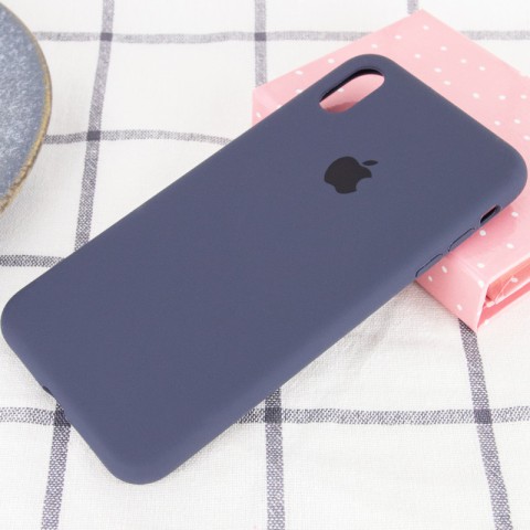 Чохол Silicone Case Full Protective (AA) для Apple iPhone XR (6.1") Темно-синій / Midnight blue
