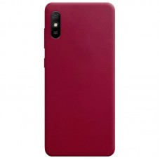 Силіконовий чохол Candy для Xiaomi Redmi 9A Бордовий