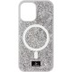 TPU чохол Bling World Rock Diamond with MagSafe для Apple iPhone 15 (6.1") Silver
