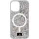 TPU чохол Bling World Rock Diamond with MagSafe для Apple iPhone 15 (6.1") Silver