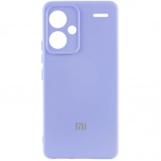 Чохол Silicone Cover Lakshmi Full Camera (AA) with logo для Xiaomi Redmi Note 13 Pro+ Бузковий / Dasheen