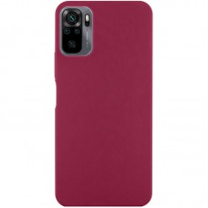 Чохол Silicone Cover Lakshmi (AA) для Xiaomi Redmi Note 10 / Note 10s / Poco M5s Бордовий / Marsala
