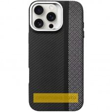 TPU чохол Pixel Craft with MagSafe для Apple iPhone 16 (6.1") Carbon Line