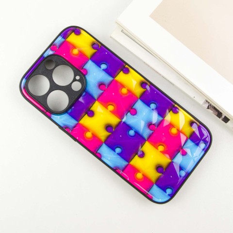 TPU+PC чохол Prisma Fluffie для Apple iPhone 14 Pro (6.1") Puzzle