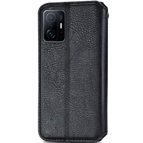 Шкіряний чохол-книжка GETMAN Cubic (PU) для Xiaomi 11T / 11T Pro Чорний