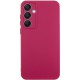 Чохол TPU GETMAN Liquid Silk Full Camera для Samsung Galaxy S24 Бордовий / Marsala