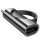 Перехідник Hoco UA32 Type-C male to Type-C female display adapter Black