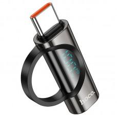 Перехідник Hoco UA32 Type-C male to Type-C female display adapter Black