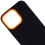 Чохол TPU+PC Bichromatic для Apple iPhone 13 Pro Max (6.7") Black / Orange