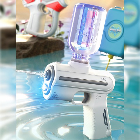 Водяний акумуляторний пістолет Water Gun 9007B (200ml) with lithium battery White